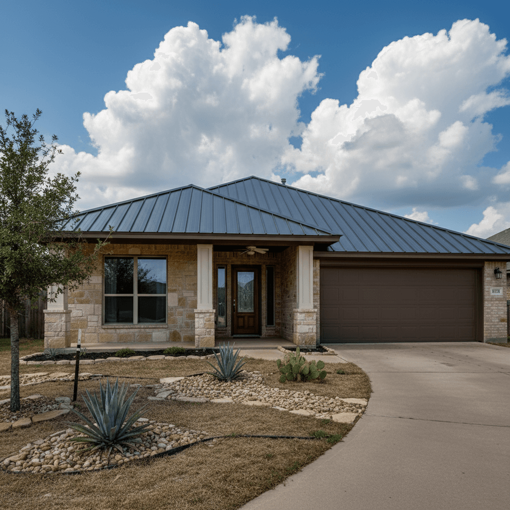 After - Ranch Home — Standing Seam Metal Upgrade