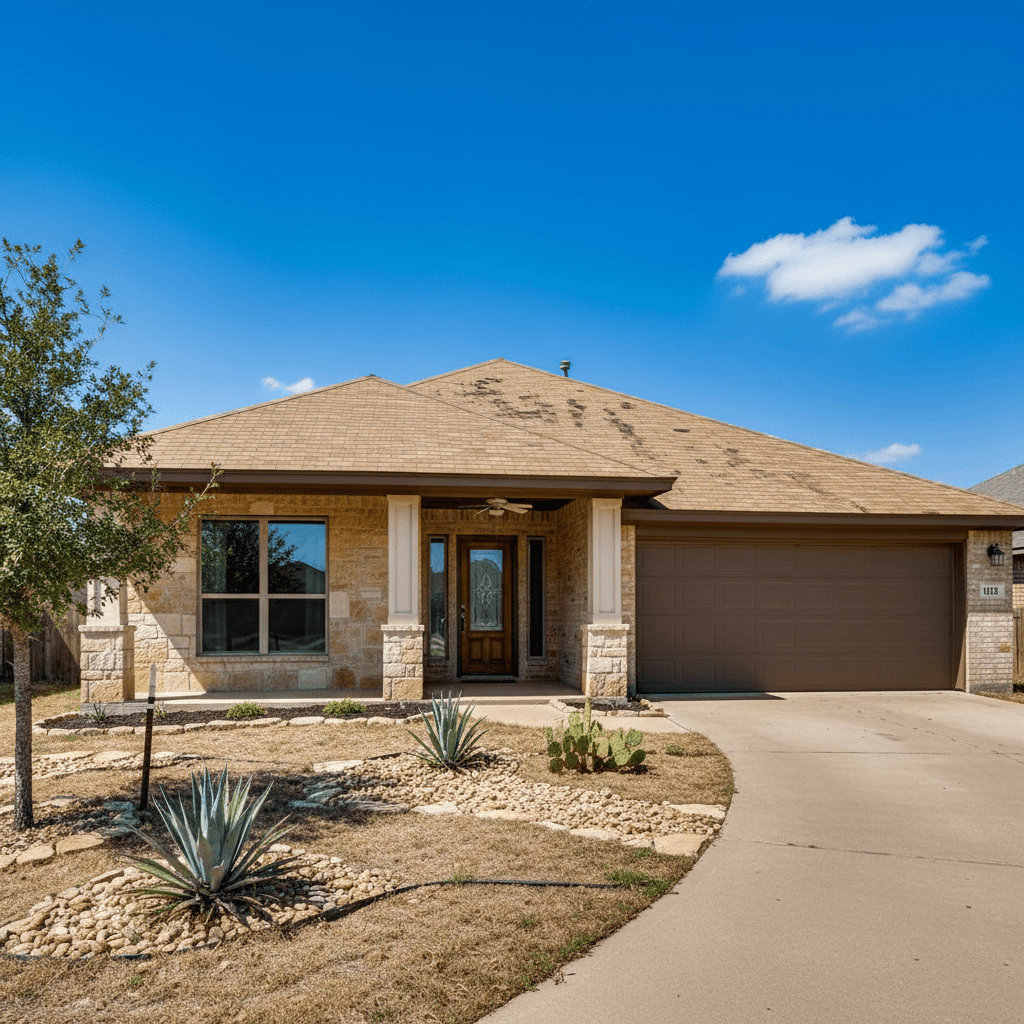 Before - Ranch Home — Standing Seam Metal Upgrade